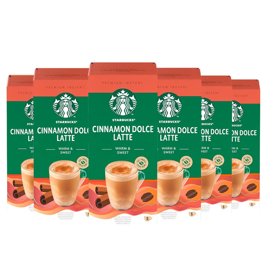 Amazon.com : Starbucks Cinnamon Dolce Latte x5 Premium Instant